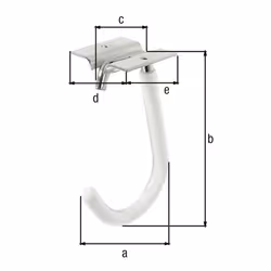 GAH-Alberts 802011 supporto per bicicletta Portabiciclette da interno Montaggio a soffitto Giallo