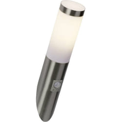 Brilliant - Chorus 43697/82 Lampada da parete per esterni con rilevatore di movimento led (monocolore) E27 10 w acciaio i