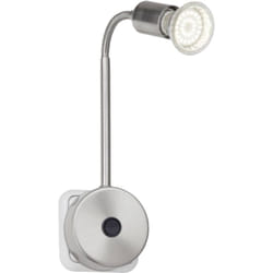 Brilliant - Loona Lampada led per presa di corrente led (monocolore) GU10 3 w acciaio inox