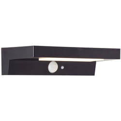 Brilliant Barker G40415/06 Lampada solare da parete per esterno con rilevatore di movimento LED (monocolore) 3 W Nero