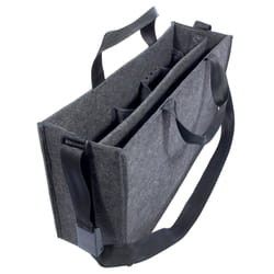 Sigel BA411 borsa e tracolla Feltro Grigio Unisex Borsa a tracolla