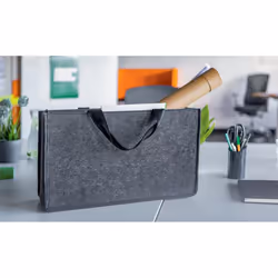 Sigel BA411 borsa e tracolla Feltro Grigio Unisex Borsa a tracolla