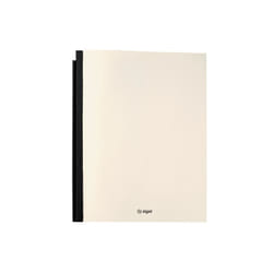 Sigel CF305 cartella Cartoncino Beige, Nero A5