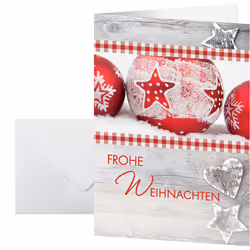 Sigel DS053, Biglietto di auguri standard, Natale, Multicolore, Cartoncino, 220 g/m², 25 pz