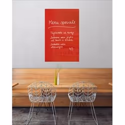 Sigel GL142 bacheca magnetiche e accessori Vetro 1000 x 650 mm Rosso