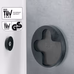 Sigel GL270 bacheca magnetiche e accessori Vetro 910 x 460 mm Nero, Grigio - Vista aggiuntiva 5