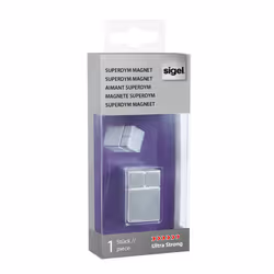 Sigel SuperDym C30, Magnete per lavagna bianca, Argento, 20 mm, 30 mm, 20 mm, 1 pz