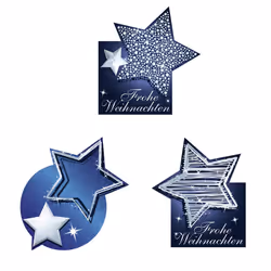 Sigel CS115 sticker decorativi Blu, Argento 200 pz