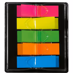 Sigel HN489 segnalibro Segnalibro flessibile Blu, Verde, Arancione, Rosso, Giallo 200 pz