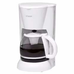 Bomann KA 183 CB, Macchina da caffè con filtro, 1,5 L, 900 W, Bianco