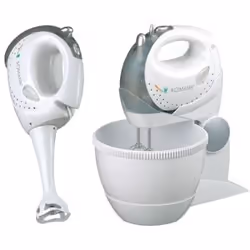 Bomann CB 336, Sbattitore con base, Grigio, Bianco, 250 W, 230 V, 50 Hz