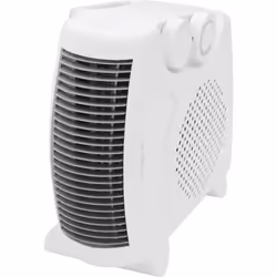 Bomann HL 1095 CB, Riscaldatore ambiente elettrico con ventilatore, Pavimento, Bianco, 2000 W, 1000 W, 220 - 240 V