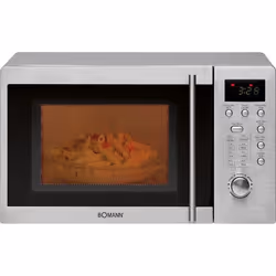 Bomann MWG 2211 U CB, 20 L, 800 W, Pulsanti, Acciaio inox