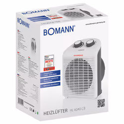 Bomann HL 6040 CB Interno Bianco 2000 W Riscaldatore ambiente elettrico con ventilatore