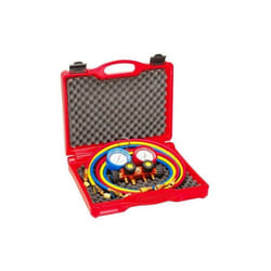 Rothenberger - Gruppo manometrico 4 vie 3 flessibili R410 - R32 170608