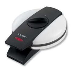 Cloer 261 piastra per waffle 800 W Nero, Bianco