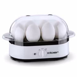 Cloer 6081, 6 uovo/uova, Plastica, Bianco, Acciaio inox, 350 W, 220 - 240 V