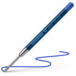 Schneider AG Slider 755, Blu, Extra broad, Acciaio inox, G2, Penna con punta a sfera, ISO 12757-2