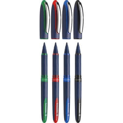 Schneider Schreibgeräte One Business Penna retrattile a clip Nero, Blu, Verde, Rosso 4 pz