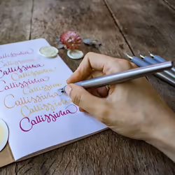 Schneider Schreibgeräte Callissima Gift Box penna stilografica Sistema di riempimento della cartuccia Antracite 1 pz - Vista aggiuntiva 4