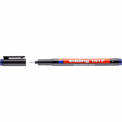 Edding 4-141003, Blu, Extra sottile, Nero, Rotondo, 0,6 mm, Germania