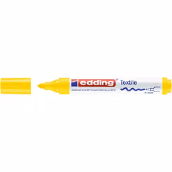 Edding 4500, Giallo, Tipo di punta, Bianco, Giallo, 2 mm, 3 mm, Cotone, Lino, Seta