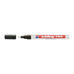 Edding - Pennarello industriale a vernice 780 linea nera punta tonda da 0,8 mm (Per 10)