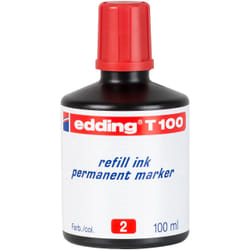 Edding T-100 cartuccia d'inchiostro 1 pz Originale Rosso