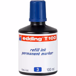 Edding T-100, Blu, 100 ml, 1 pz, Confezione singola