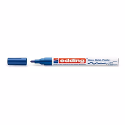 Edding 751, Blu, Blu, Bianco, 1 mm, 2 mm, 10 pz