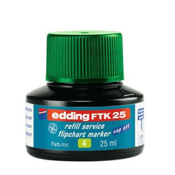 Edding FTK 25 ricarica per evidenziatori Verde 25 ml 1 pz