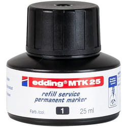 Edding MTK 25 ricarica per evidenziatori Nero 25 ml 1 pz
