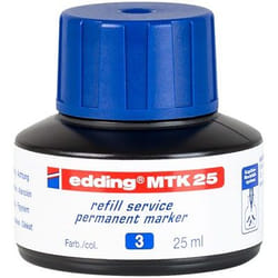 Edding MTK 25 ricarica per evidenziatori Blu 25 ml 1 pz