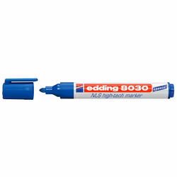 Edding 8030 NLS High-Tech, Blu, Tipo di punta, Plastica, 1,5 mm, 3 mm, Metallo