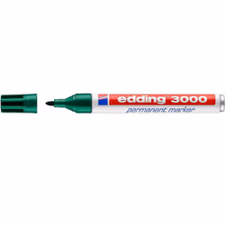 Edding 3000 marcatore permanente Tipo di punta Nero, Blu, Verde, Rosso 4 pz - Vista aggiuntiva 5