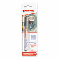 Edding e-780, 1 pz, Nero, Punta sottile, Nero, Bianco, Bianco, Plastica
