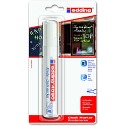 Edding 4090 evidenziatore in gesso Scalpello Bianco 1 pz