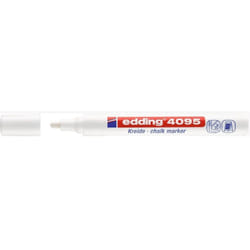 Edding - Pennarello a gesso liquido bianco cancellabile