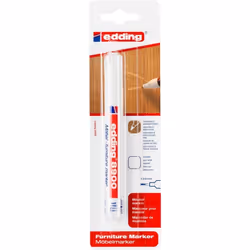 Edding 8900, Bianco, Punta sottile, Bianco, Plastica, Vivido, 1,5 mm