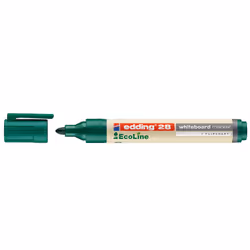 Edding 28, 1 pz, Verde, Verde, Bianco, Polipropilene (PP), Rotondo, 1,5 mm