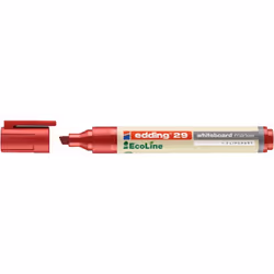 Edding 29 EcoLine, 1 pz, Rosso, Punta smussata, Beige, Rosso, Rotondo, 1 mm
