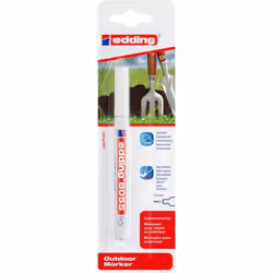 Edding 8055, Bianco, Punta sottile, Rosso, Bianco, Plastica, Vivido, 1 mm