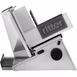 Affettatrice ritter contura 3 argento metallico Descrizione breve - Versione in metallo massiccio con posizionamento obliquo ...