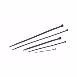 Meister Werkzeuge 7452170, Fascetta a strappo, Plastica, Nero, 150 mm, 3,6 mm, 50 pz