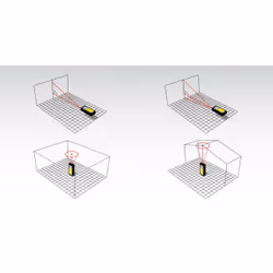Stabila LD 320 Distanziometro laser Nero, Giallo 60 m - Vista aggiuntiva 6