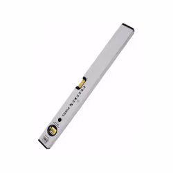 Profilato alluminio Finitura anodizzata argento Fiala centrale orizzontale e laterale verticale Tolleranza max mm/m 0,5 Tolle ...