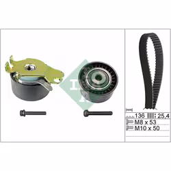 Set di cinghie di distribuzione INA 530 0236 10