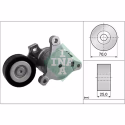 Diametro esterno [mm]: 70,00. Indice: 534 0362 10. Larghezza [mm]: 25,00. Numero del Produttore: 534 0362 10. Produttore: INA ...