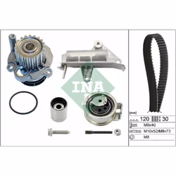 Pompa dell'acqua + kit cinghia di distribuzione INA 530 0177 30