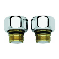 Grohe - Coppia di noci prese. cromato + valvole Ar